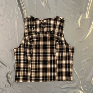 Plaid Crop Top